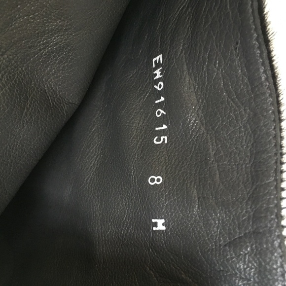 Stuart Weitzman Black Calf Hair Size 8 Short Boot - Picture 6 of 8